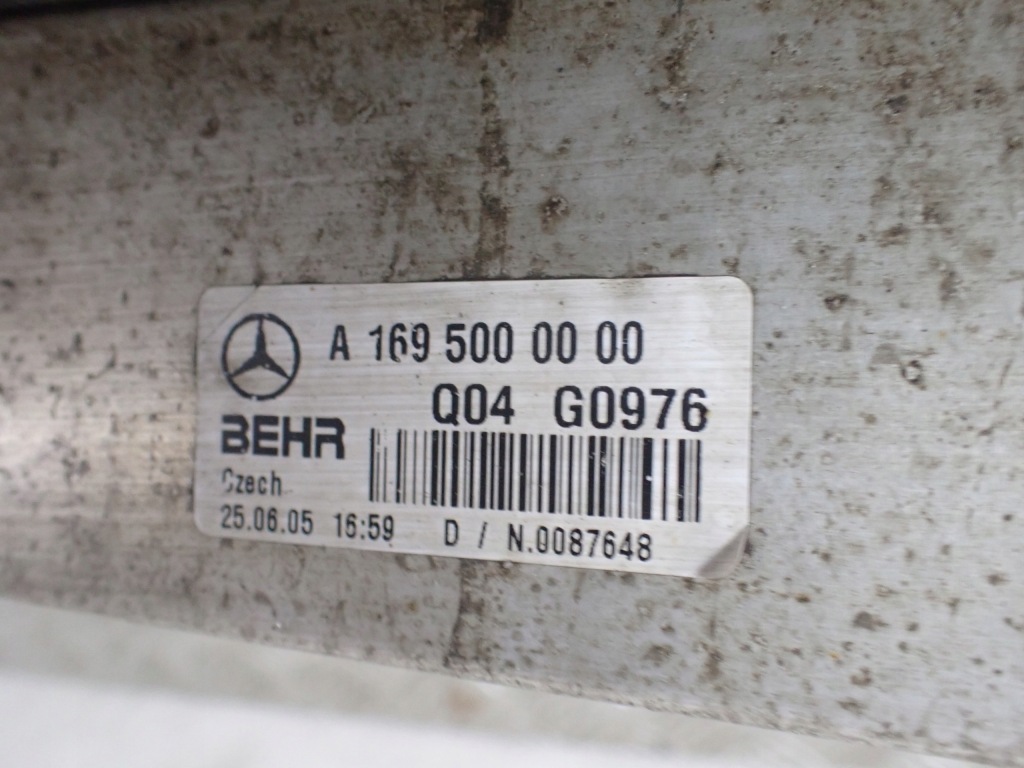 фото №9, Набор радиатор вентилятор mercedes b 180 w245 2.0cdi 2007r 11761