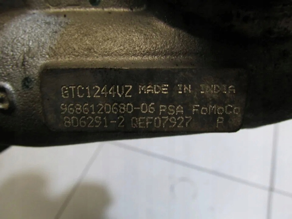 фото №5, Турбонагнітач 1,6 tdci c-max mk2 grand focus mk3