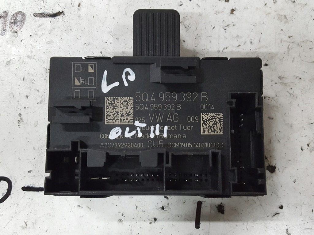 фото №1, Skoda octavia 3 iii 13-16r модуль дверь перед