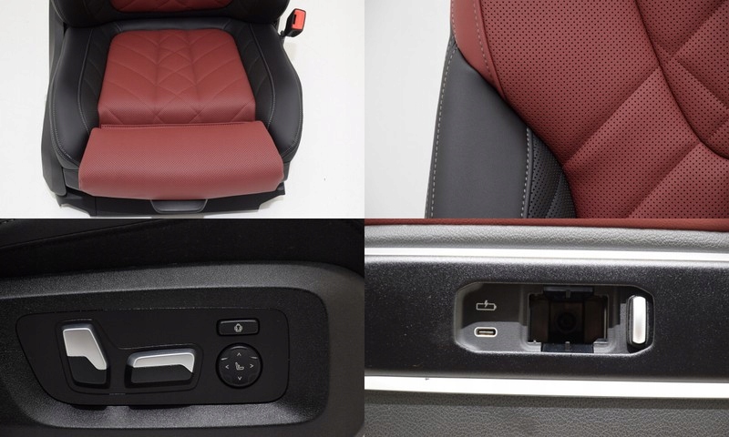 фото №7, Bmw x6 g06 lci сидіння m-pakiet заднє сидіння оббивка sensafin пам'ять підігрів