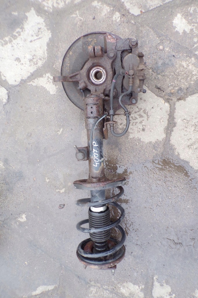 фото №12, Амортизационная стойка поворотный кулак правый peugeot 4007