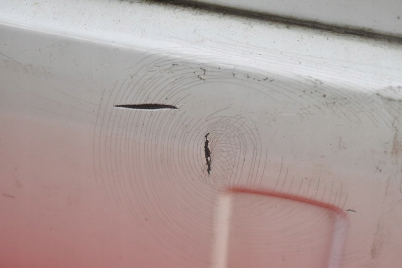 фото №6, Бампер задня задній білий volvo xc70 2 ii 00-07