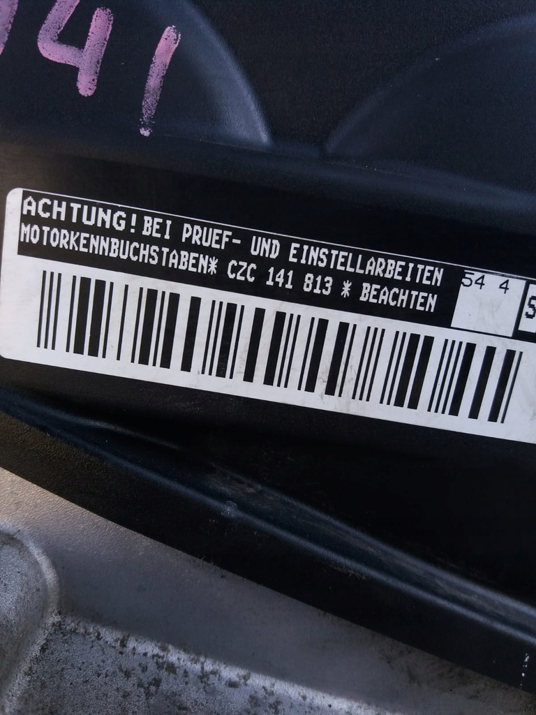 фото №6, Двигун kompletny volkswagen czc 1.4 tsi