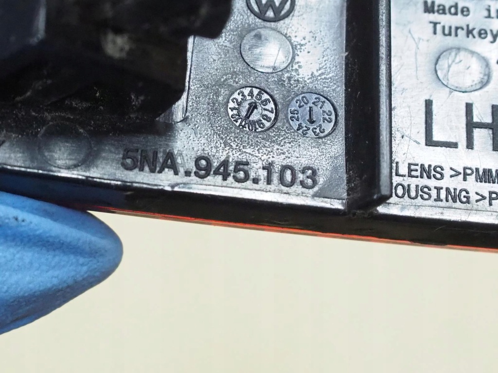 фото №12, Vw tiguan ii 15- отражатель бампера левый задняя 5na945103