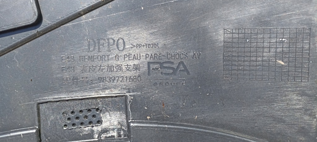 Бампер передний citroen c5 x 22-23rok 9839721680 Киев