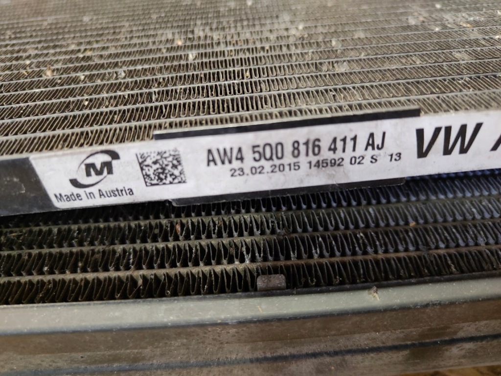 Купить Радиатор воды vw audi skoda 5q0121251gc