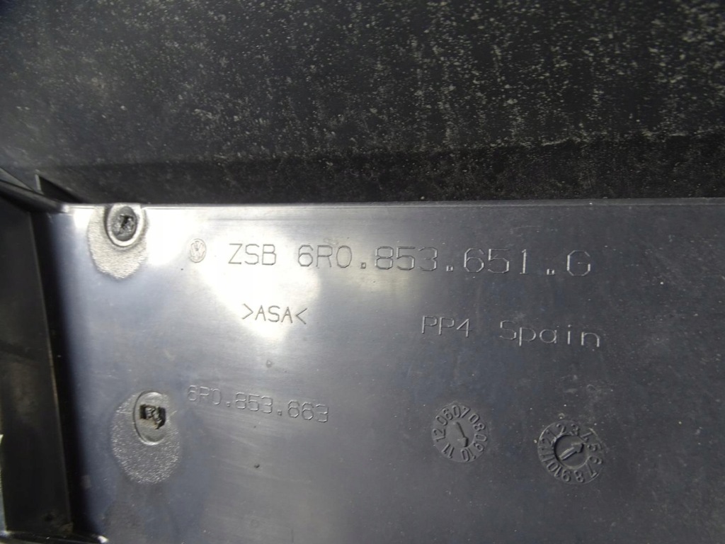 фото №9, Решётка радиатора решётка радиатора logo эмблема vw polo v 5 6r 2009-2014 6r0853651g - 6r0853651b