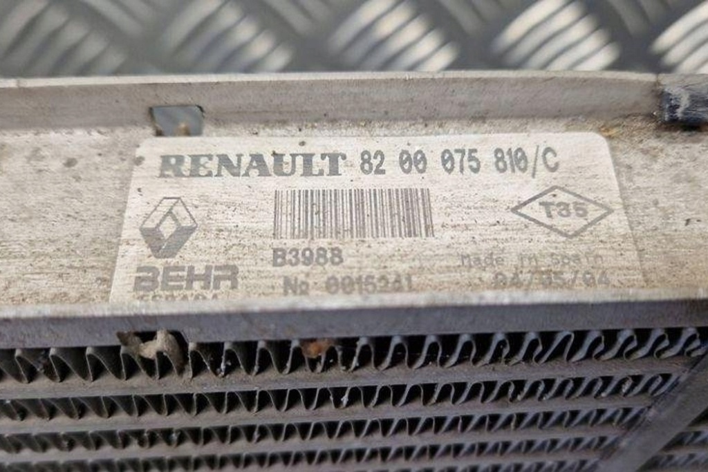 фото №1, Радіатор інтеркулер renault espace iv jk0/1_ 0015241 2.19l дизель