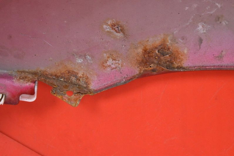 фото №15, Крыло правый перед передний красный mitsubishi outlander 2 ii lift 01-08