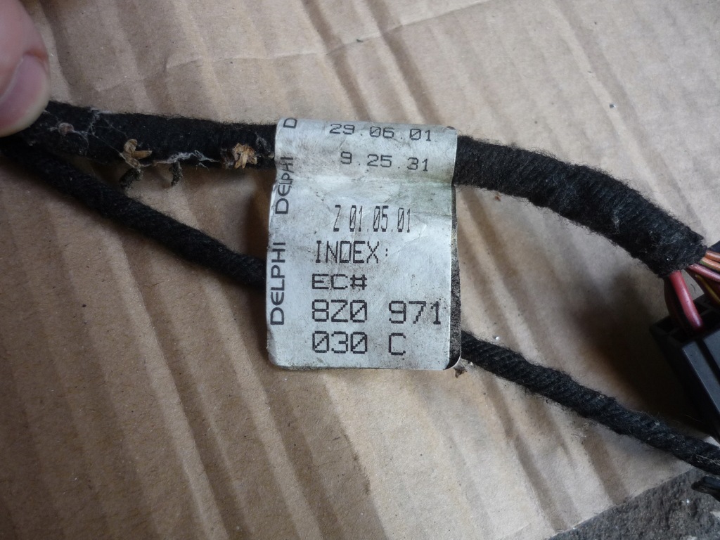 фото №9, Джгут двері правий перед audi a2 8z0971030c europa