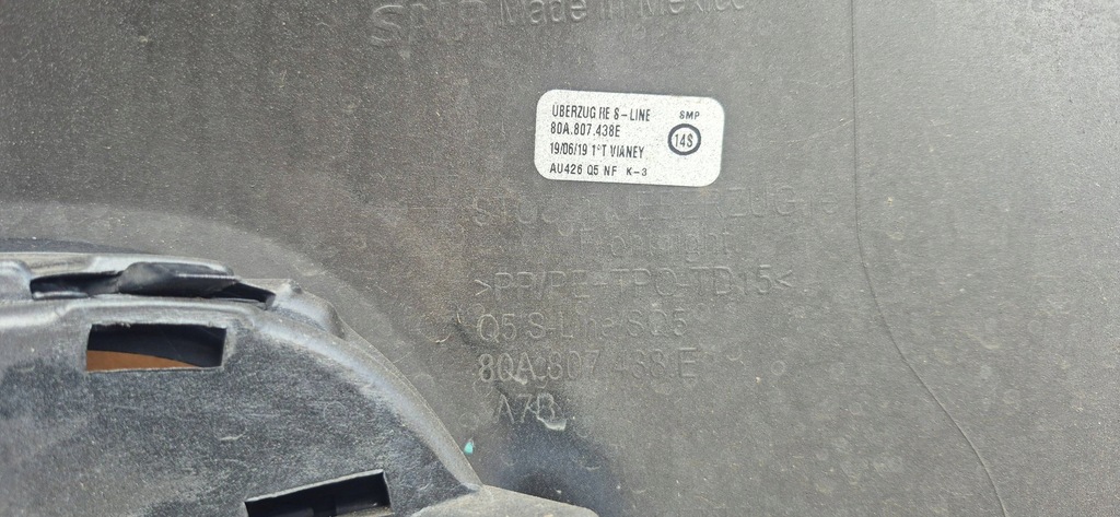 фото №11, Audi sq5 80a бампер перед передній кутик правий бампера 80a807103f