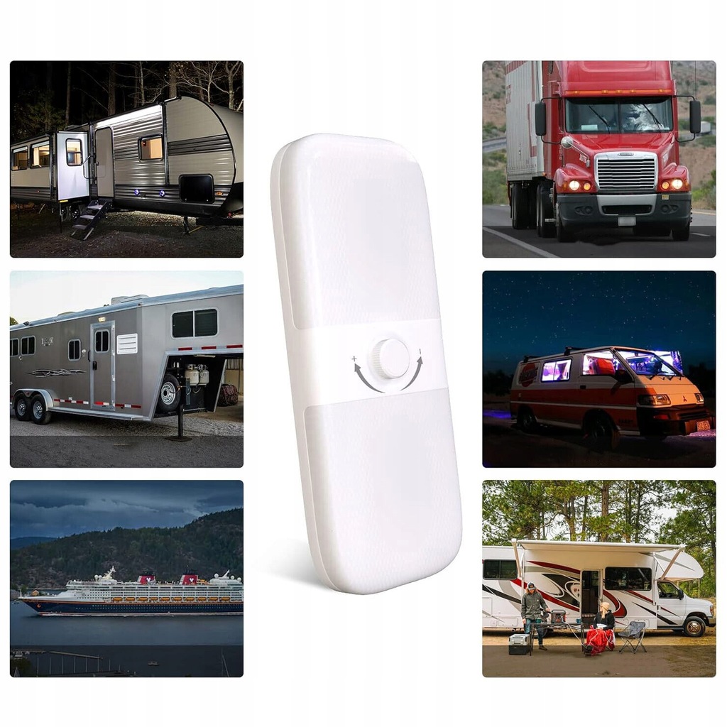 фото №11, Лампа внутрішня led do автомобіля do kampera автомобільна лампа led 12 v