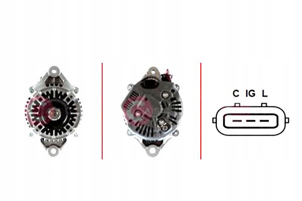 фото №1, Casco генератор suzuki ignis ii 1.3