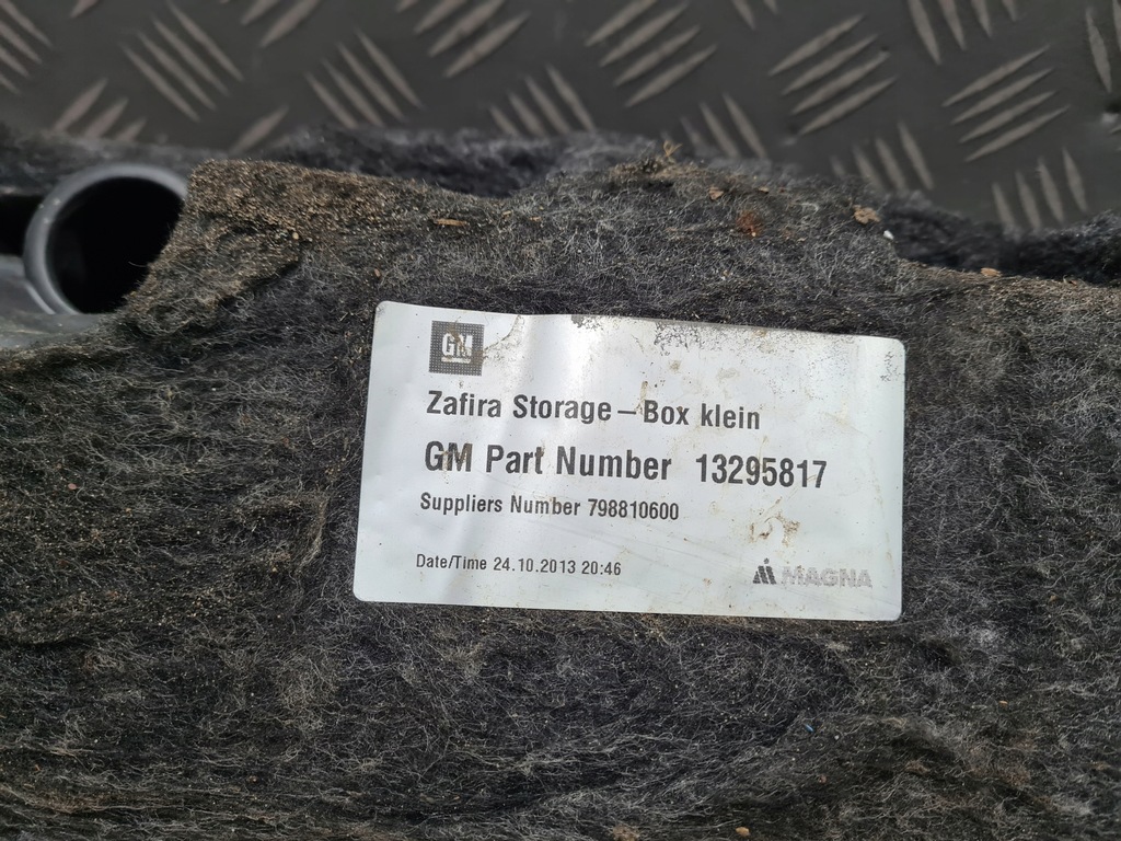 фото №7, Бардачок полка багажника opel zafira c