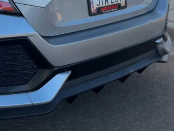 фото №9, 4x спліттер накладка молдинг бампера заднього задня універсальні тюнінг блиск!