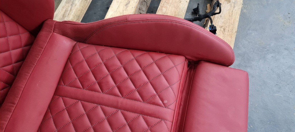 фото №6, Sq5 80a q5 lift кожа обшивка сиденье сиденье правый перед sline magmarot