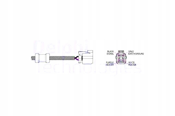 фото №1, Delphi es20128-12b1 датчик лямбда-зонд