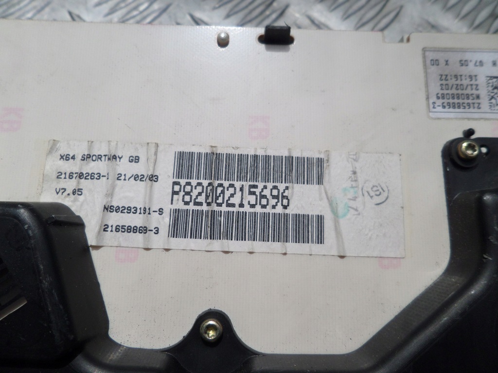 фото №4, Счетчик приборы renault scenic 8200215696 anglik