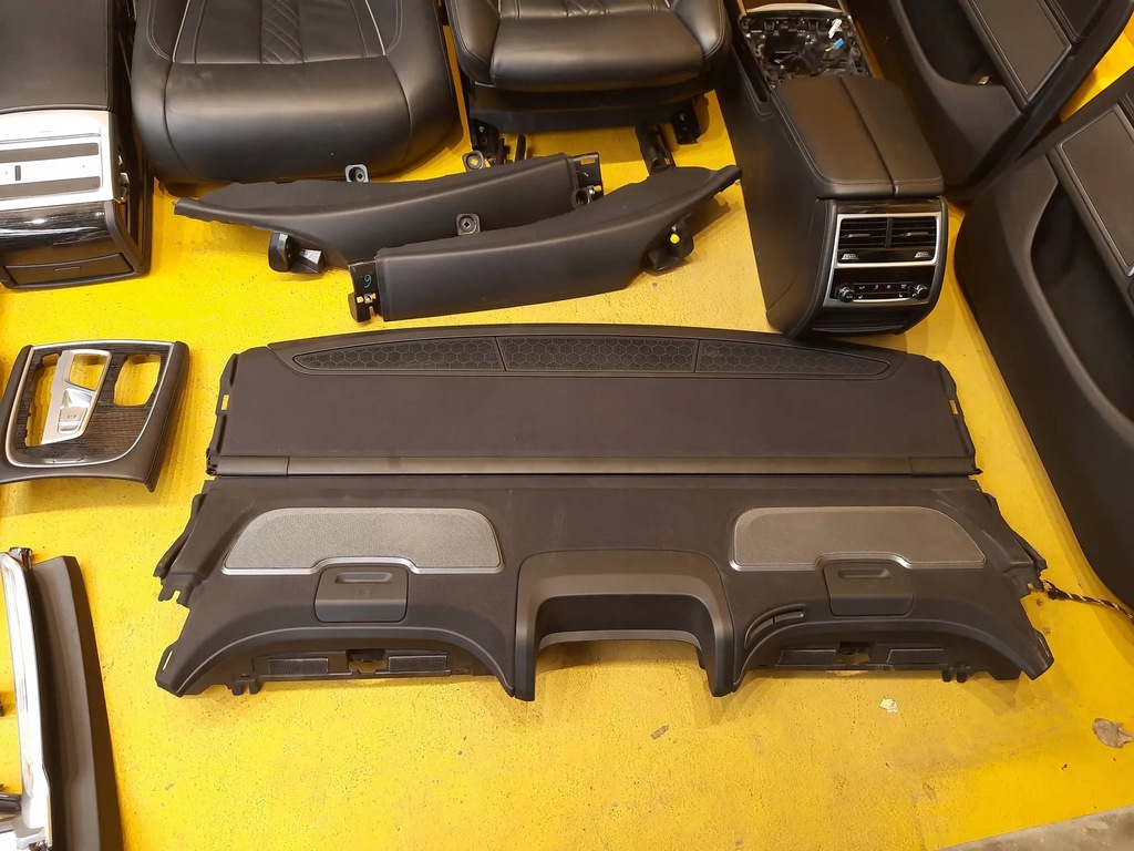 фото №13, Bmw 7 g12 long сиденье сиденья обшивки туннель пластики защита комплект