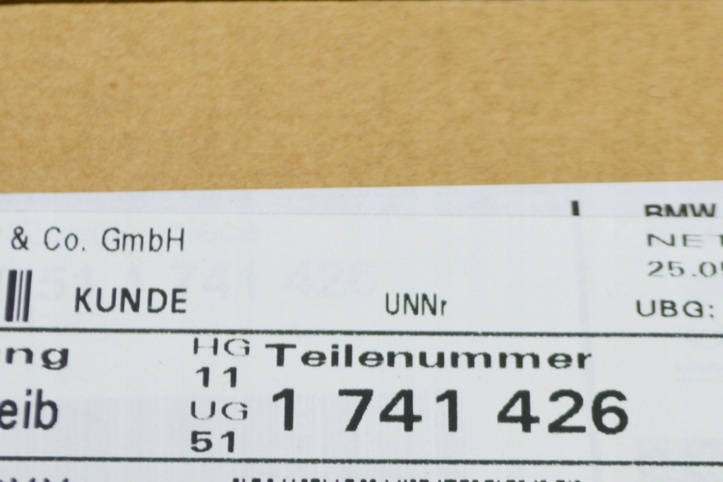 Bmw 7 e38 5.4i 243kw шків насоса води 11511741426 нове оригінальні Зі Шроту