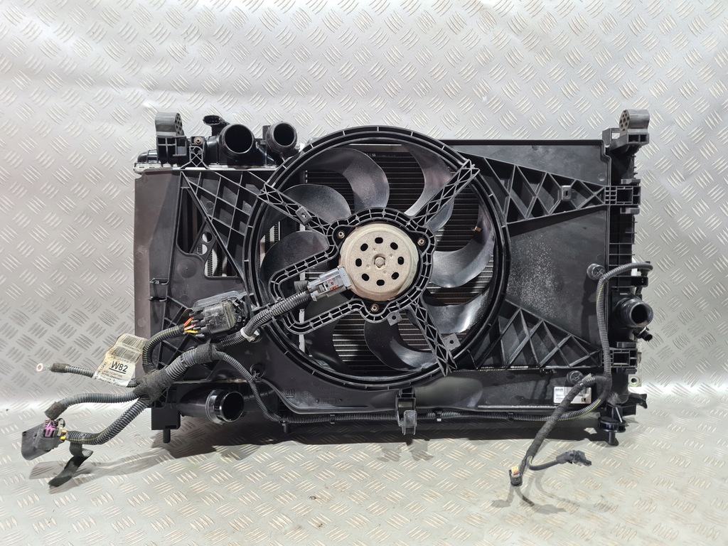 фото №7, Комплект радіатор радіатор wody вентилятор інтеркулер meriva b 1.4 turbo