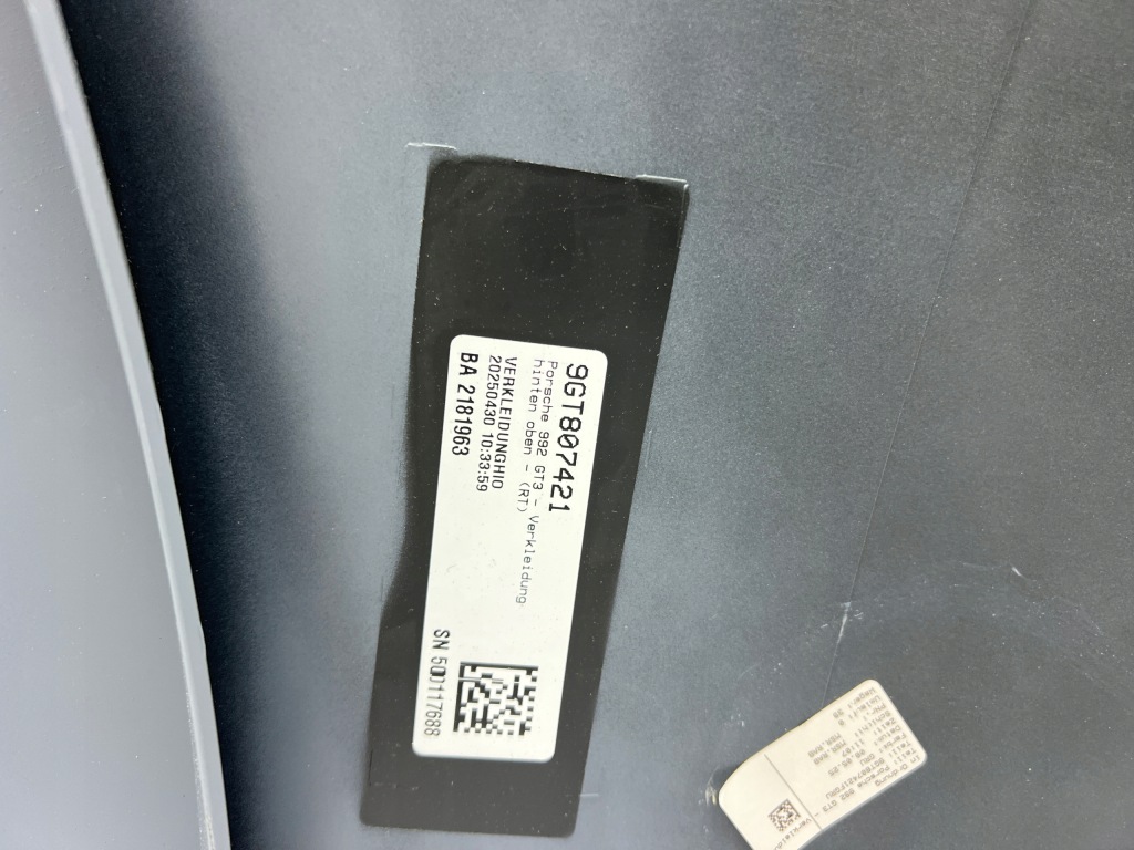 фото №10, Porsche 911 992 gt3 бампер задний задняя pdc оригинал новый n 19-