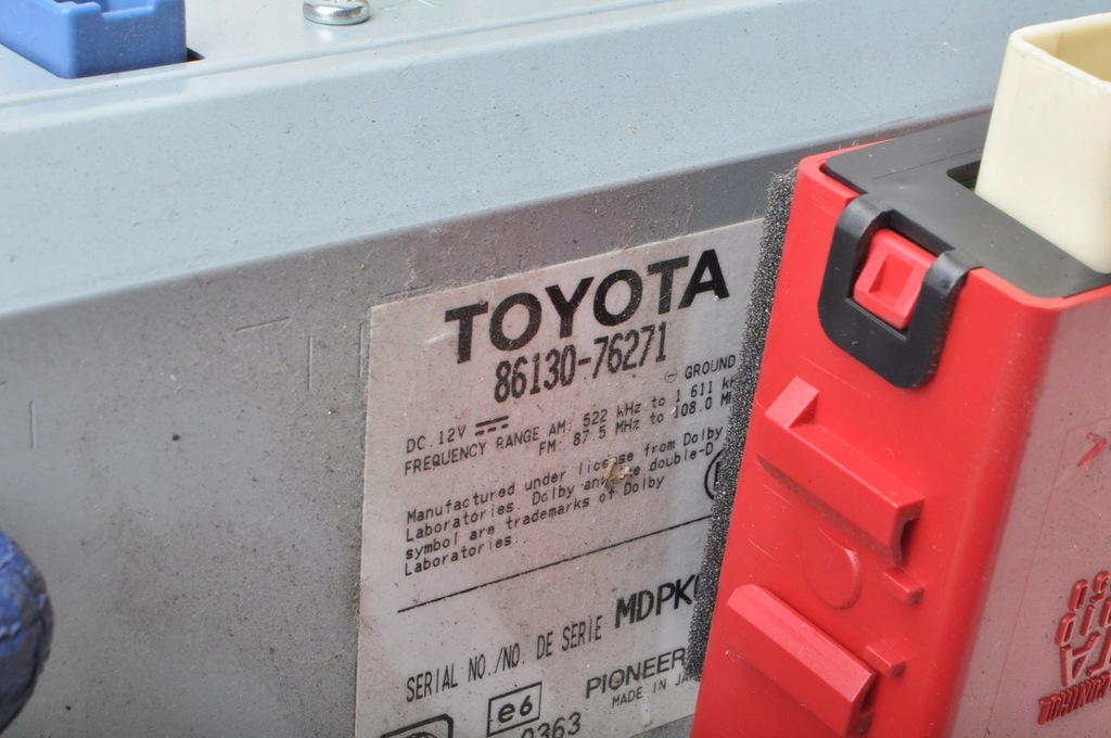 фото №7, Lexus ct 200h радіо cd 86130-76271