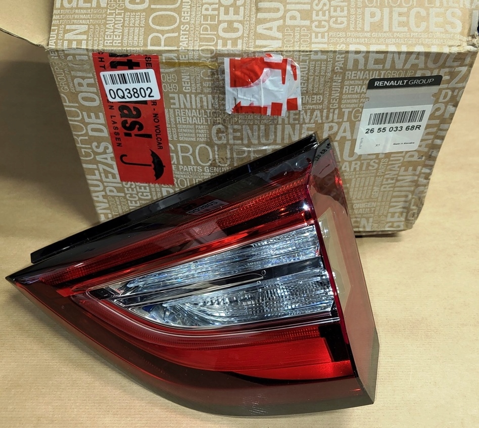 фото №12, Лампа задняя крышка багажника багажника r grand scenic iv правая 265503368r