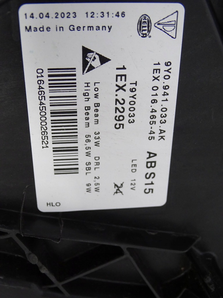 фото №9, Лампа передняя левая porsche cayenne 9y