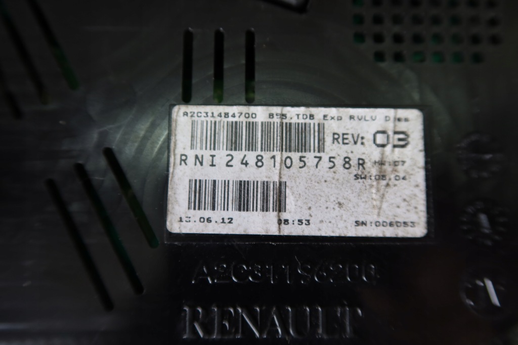 фото №8, Счетчик приборы megane iv 248105758r