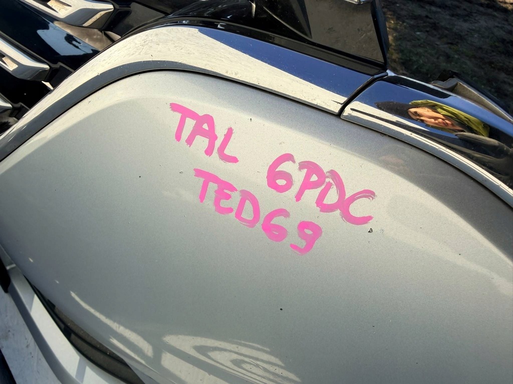 фото №11, Talisman бампер передній перед 6 pdc led kompletny сріблястий ted69