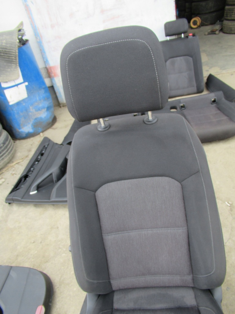 фото №8, Vw passat b8 kombi сидіння підігрів заднє сидіння комплект велюр ergo комфорт europa