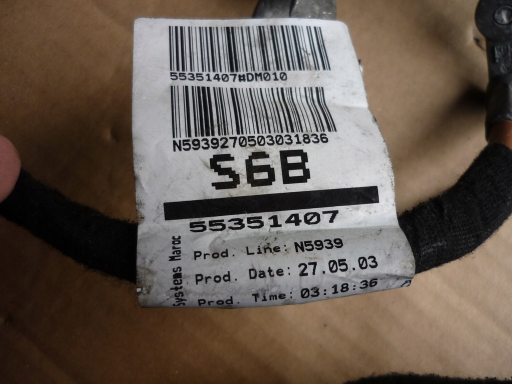 фото №7, Электропроводка генератора opel meriva a 1.8 z18xe