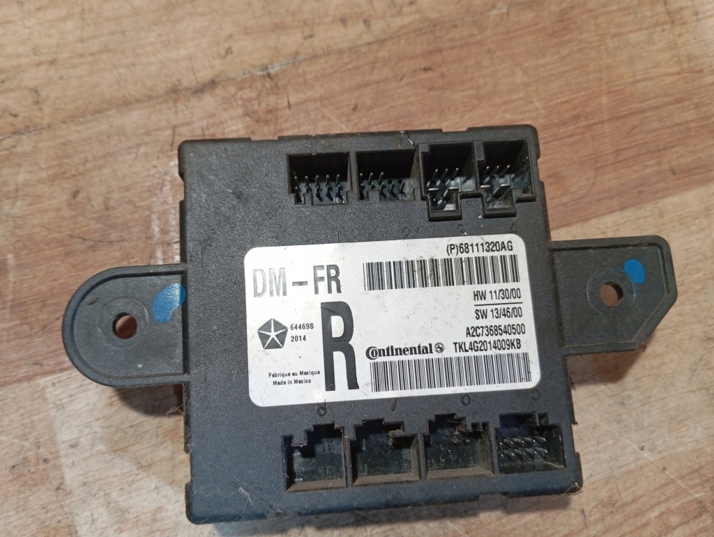 фото №1, Модуль дверь перед правый jeep cherokee kl 14-18r 68111320ag