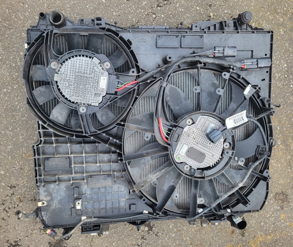 фото №10, Комплект радіатор вентилятори перед land rover discovery v 5 l462 3.0d