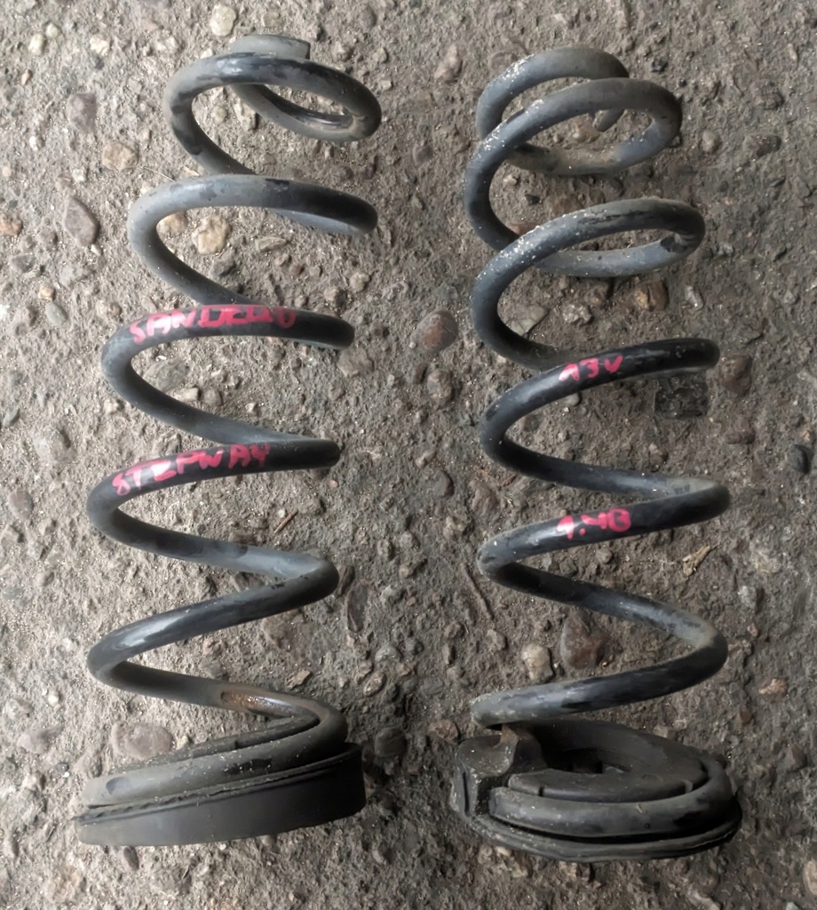 фото №1, Dacia sandero ii stepway 1.4b 13r пружины подвеска задняя комплект