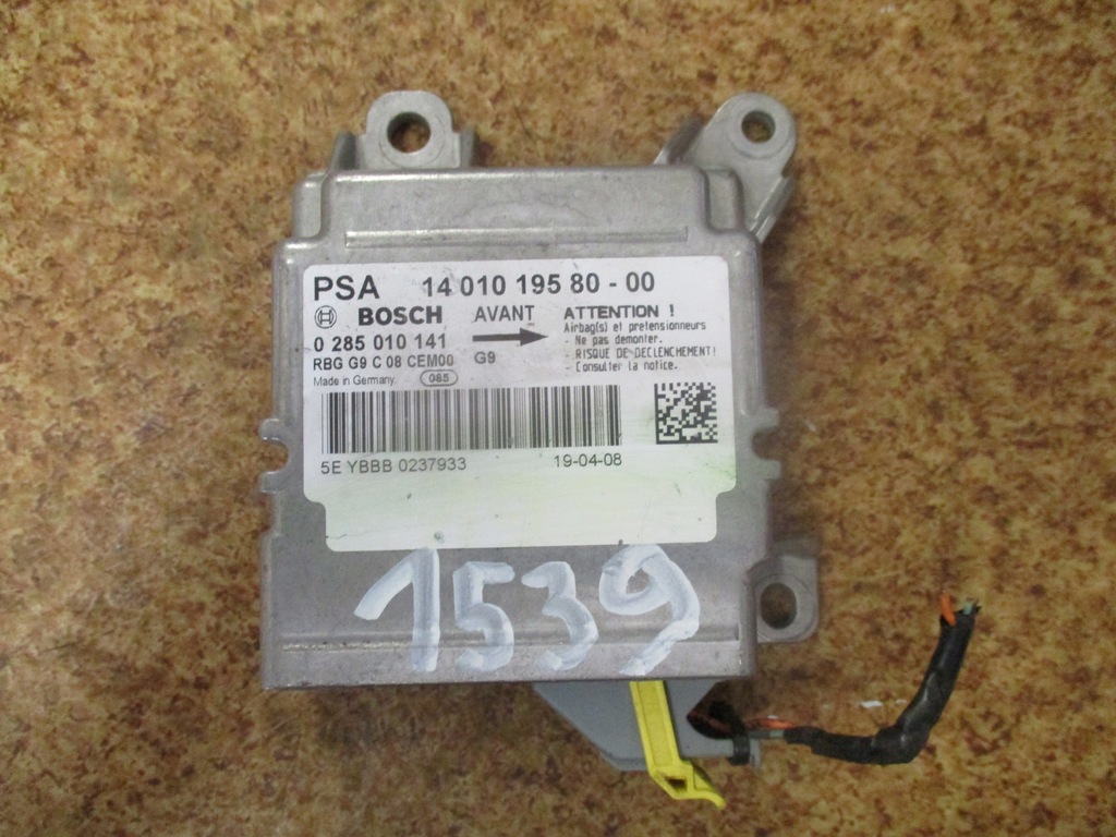 фото №9, Модуль датчик air bag scudo jumpy expert 1401019580