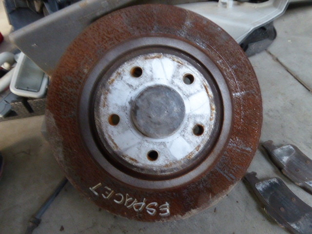 фото №10, Espace iv 02-06 поворотний кулак ступиця диск гальмівна задня ліва права kpl 1.9 dci