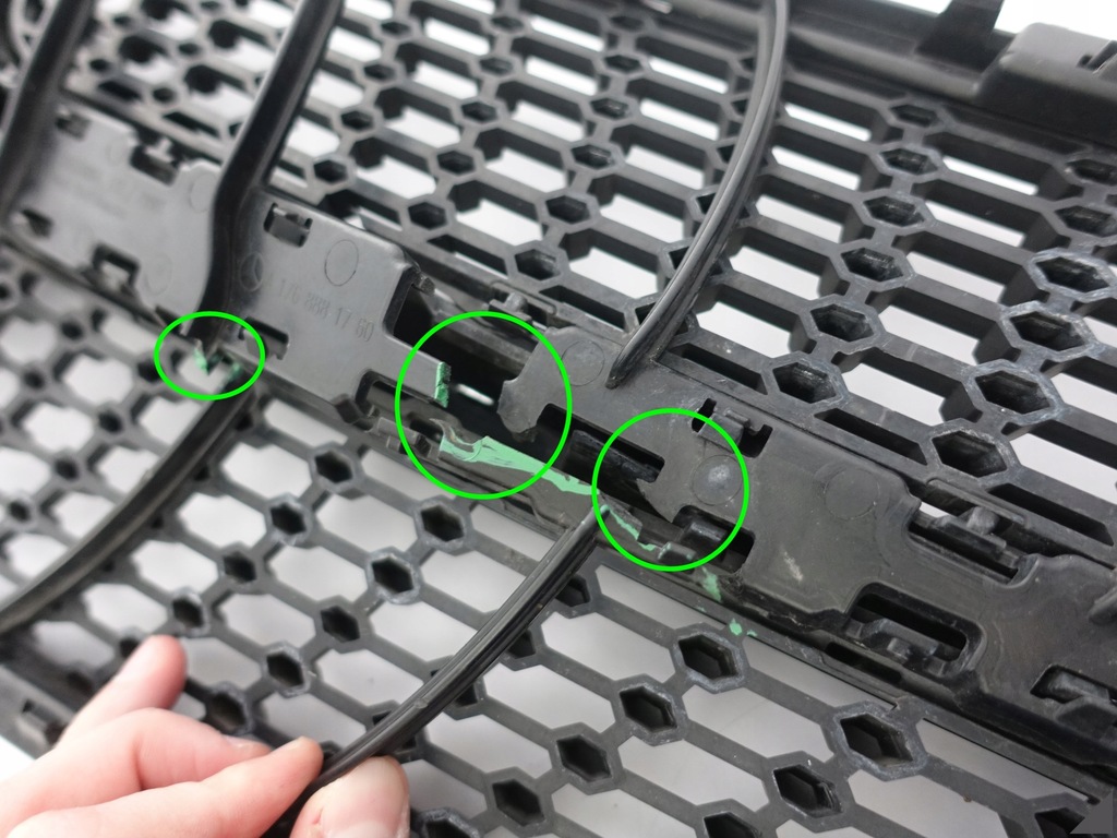 фото №11, Mercedes a-klasa w176 lift amg 15-18 решётка радиатора решётка радиатора w бампер перед diamond