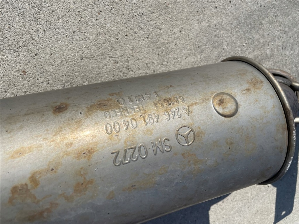 Гасник вихлоп труба система випускний 1.6 cgi fwd mercedes w176 12- Зі Шроту