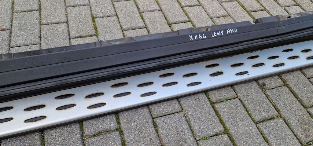 фото №10, Mercedes gls x166 63 amg 15-19 ліва молдинг підніжка пороговий led a1666900010