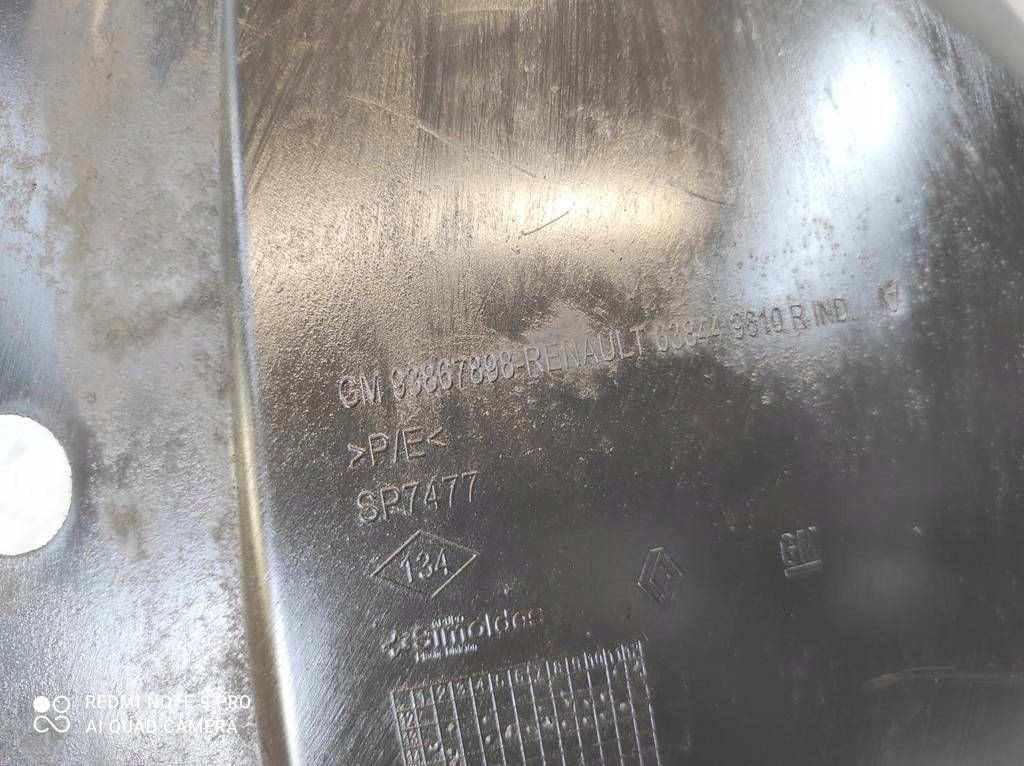 фото №10, Opel vivaro b renault trafic iii подкрылок передние правое перед оригинал