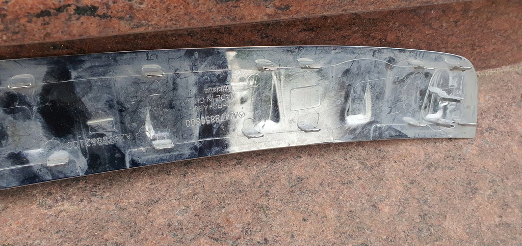 фото №9, Mercedes glb x247 хром молдинг na бампер задній