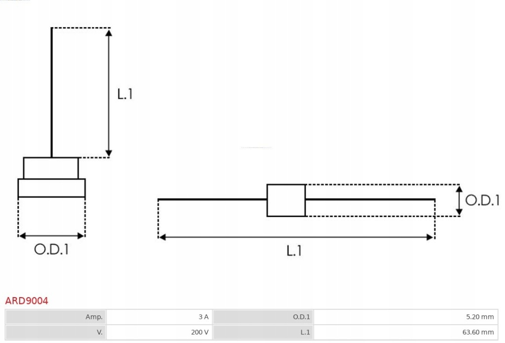 фото №3, As-pl ard9004 випрямляч генератора