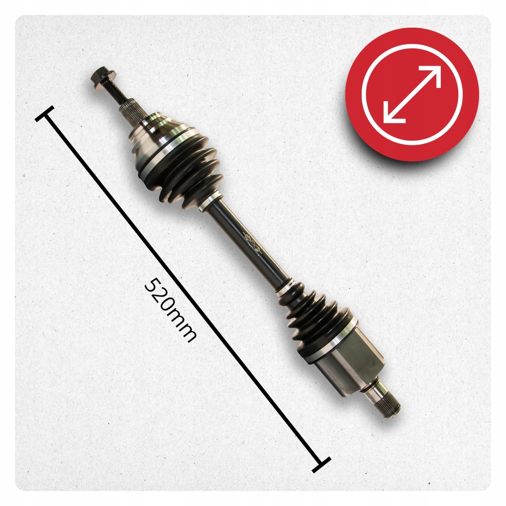 Привідний вал ліва audi q2 gab 2.0 tdi автоматична коробка передач нова Оригінал