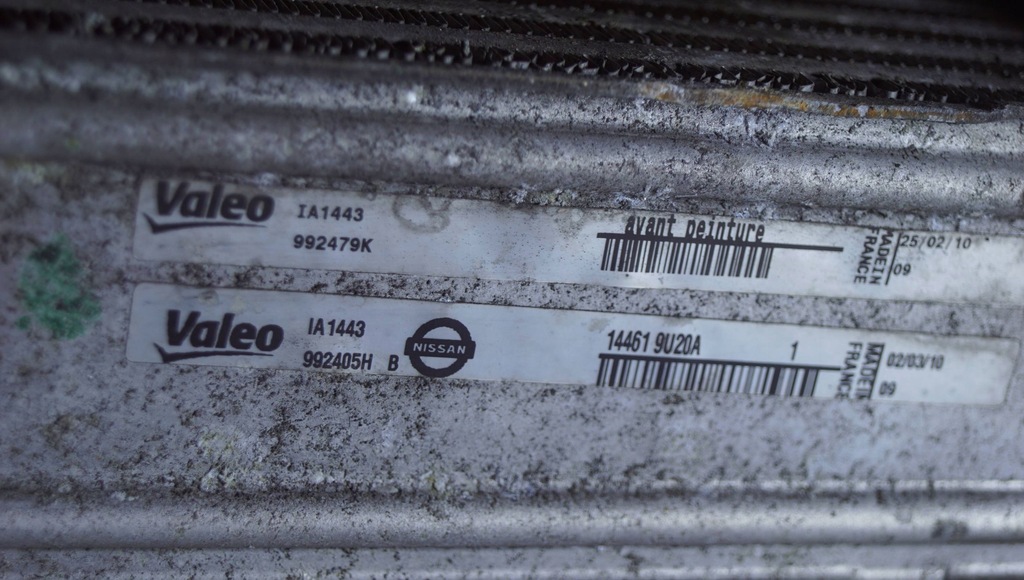 фото №7, Интеркулер nissan note e11 1.5 dci 144619u20a i32