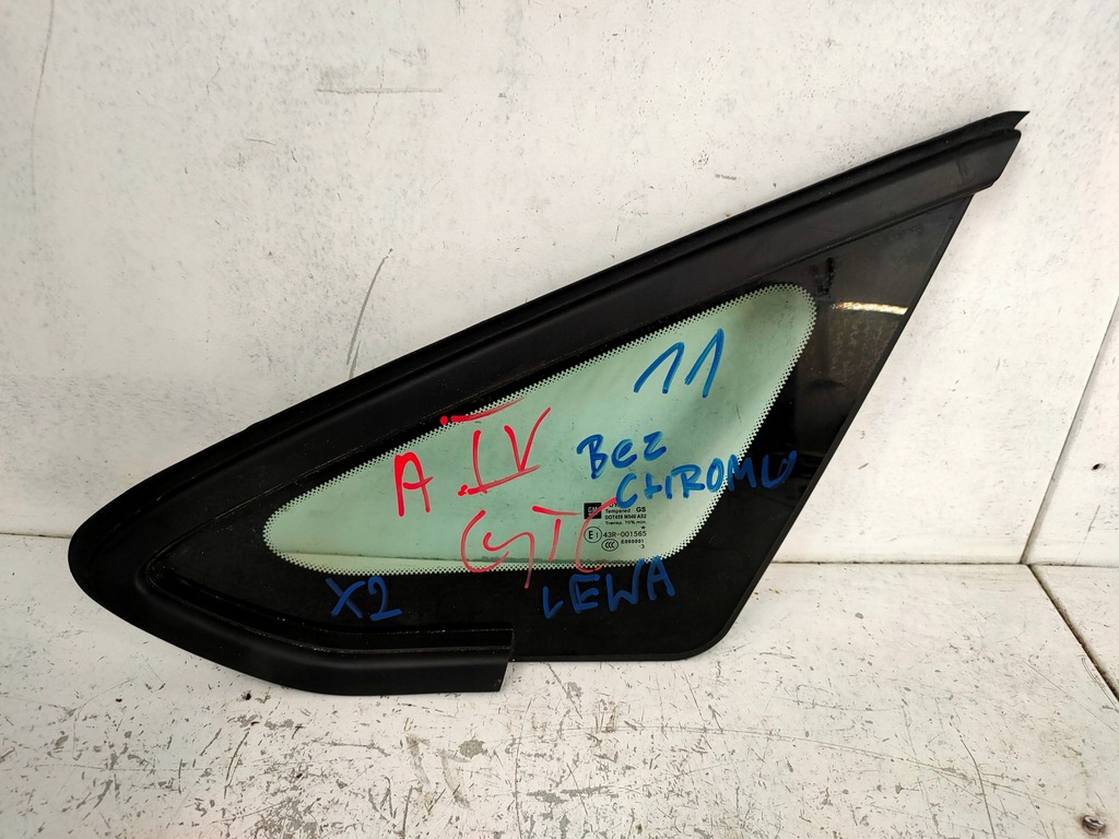 фото №1, Скло кузов лівий перед astra j gtc bez хрому