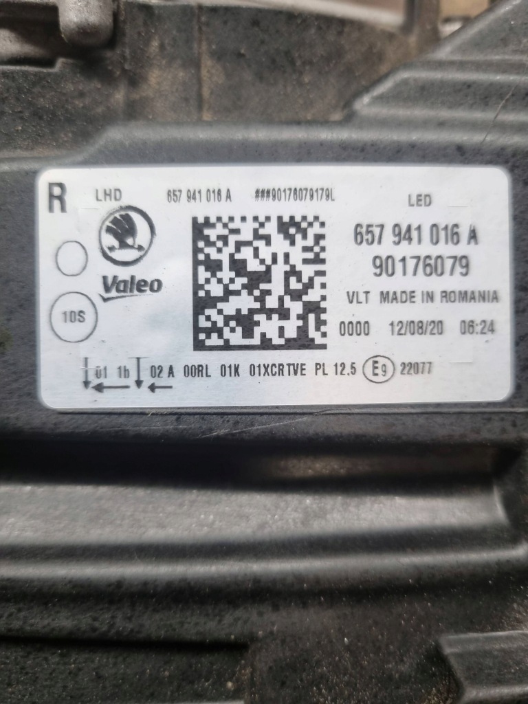 фото №8, Фара лампа skoda scala full led