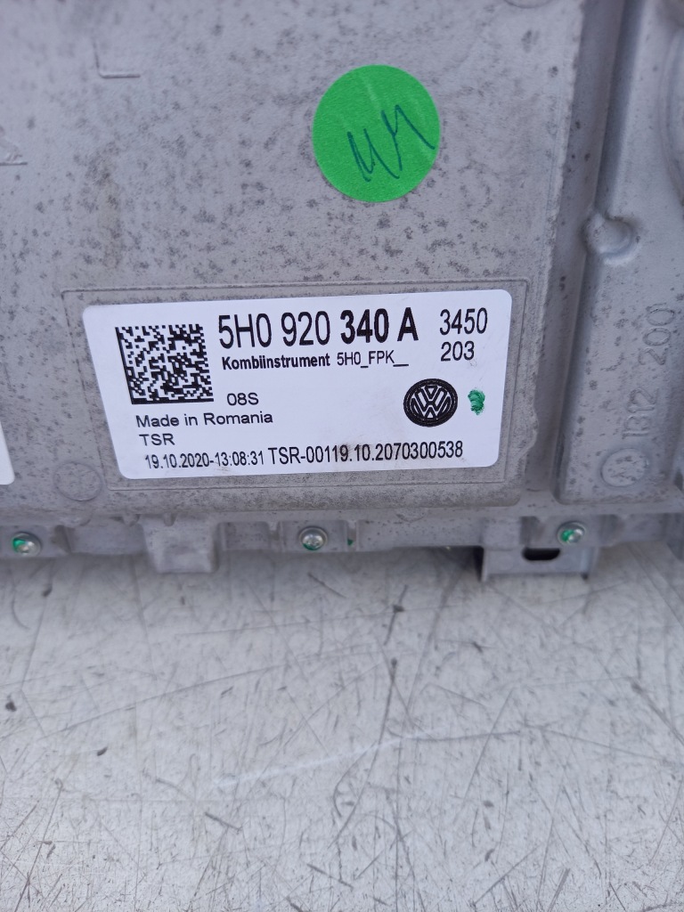 фото №5, Лічильник lcd віртуальний digital vw golf viii 8 5h0920340a