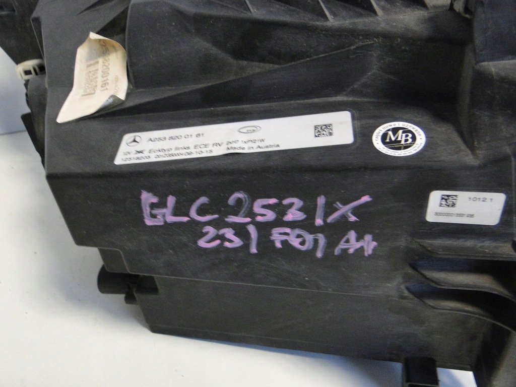 фото №13, Mercedes glc 253 x253 лампа фара передняя передний левая левый обычная h7